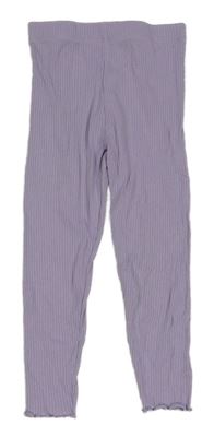 Lila žebrované legíny Primark