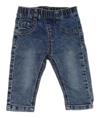 Modré skinny elastické kalhoty Primigino