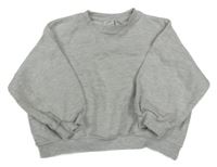 Světlešedá oversize mikina Zara