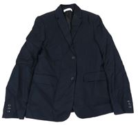 Tmavomodré společenské sako H&M