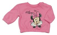 Růžová oversize mikina s Minnií Primark