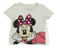 Bílé tričko s Minnie C&A