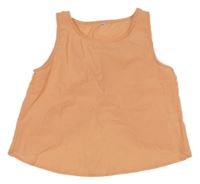 Světleoranžový halenkový crop top ZEEMAN