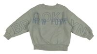 Šedá oversize mikina s nápisem M&S