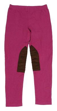Fuchsiové legíny Ralph Lauren