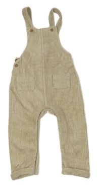 Světlebéžové manšestrové laclové kalhoty Firetrap