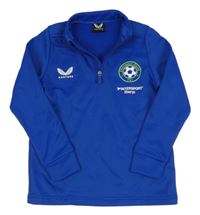 Modrá sportovní mikina s potiskem Castore