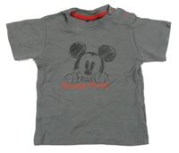 Antracitové tričko s Mickeym Disney