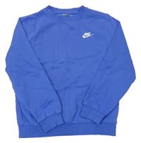 Cobaltově modrá mikina s logem Nike