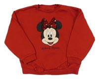 Červená mikina s Minnie C&A