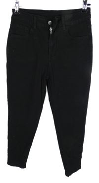 Dámské černé skinny rifle 