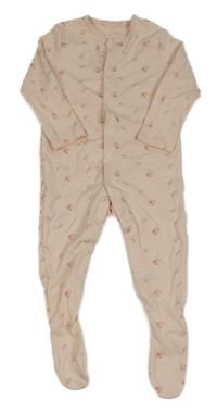 Růžový květovaný overal Primark
