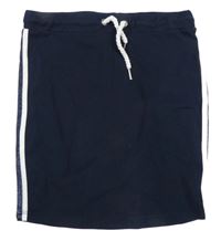 Tmavomodrá sukně s pruhy GARCIA JEANS