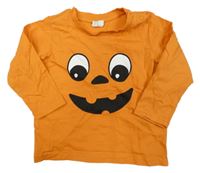 Oranžové triko s dýní H&M