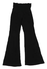 Černé flare tepláíky H&M