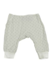 Bílé puntíkované tepláky H&M