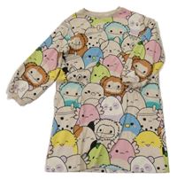 Béžové teplákové šaty se Squishmallows H&M