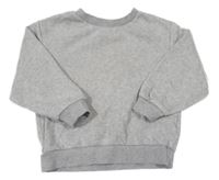 Šedá melírovaná mikina H&M