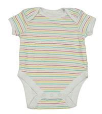 Bílo-barevné pruhované body Primark