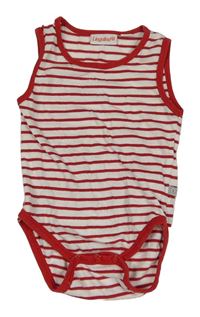 Bílo-červené pruhované body Liegelind