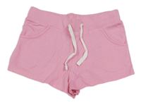 Světlerůžové teplákové kraťasy H&M
