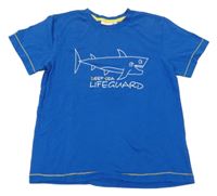 Modré tričko se žralokem Kids