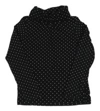 Černo-bílý puntíkatý rolák H&M