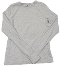Šedé melírované triko H&M