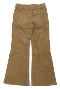 Hnědé flare manšestráky H&M