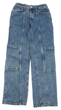 Modré cargo rifle H&M
