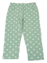 Zelené puntíkaté capri legíny Topolino