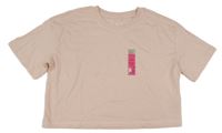 Nové - Růžové crop tričko Primark