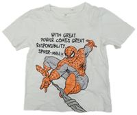 Bílé tričko se Spider-manem H&M