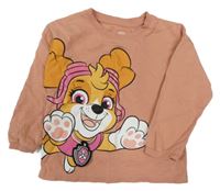 Broskvová mikina s Paw Patrol C&A