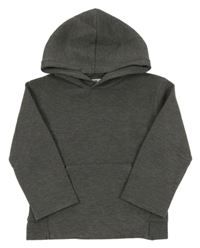 Tmavošedá mikina s kapucí H&M