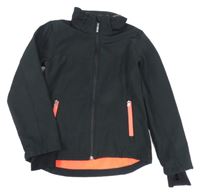 Černá softshellová bunda s rolákem H&M