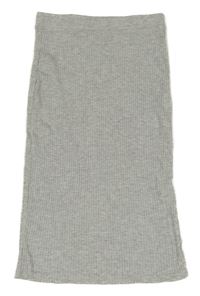 Šedá žebrovaná sukně H&M