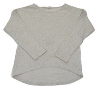 Šedá melírovaná lehká mikina H&M