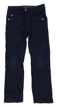 Tmavomodré skinny rifle Esprit