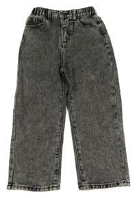 Šedé batikované culottes kalhoty Shein