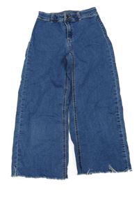 Modré crop široké rifle CALZEDONIA