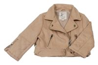 Meruňkový semišový crop křivák s páskem River Island