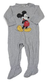 Šedý overal s Mickeym H&M
