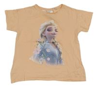 Meruňkové tričko s Elsou H&M