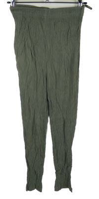 Dámské khaki plisované legíny Boule 