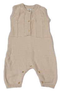 Béžové pletené laclové kraťasy se vzorem RIVER ISLAND