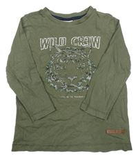 Khaki triko s tygrem Topolino