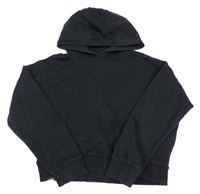 Černá crop mikina s kapucí F&F