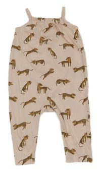 Světlerůžový kalhotový overal se šelmami H&M