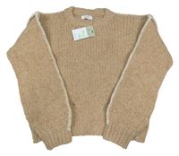 Nové - Hnědý vlněný svetr Primark